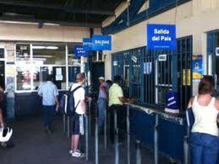 Panama Immigration Office at Costa Rica Border