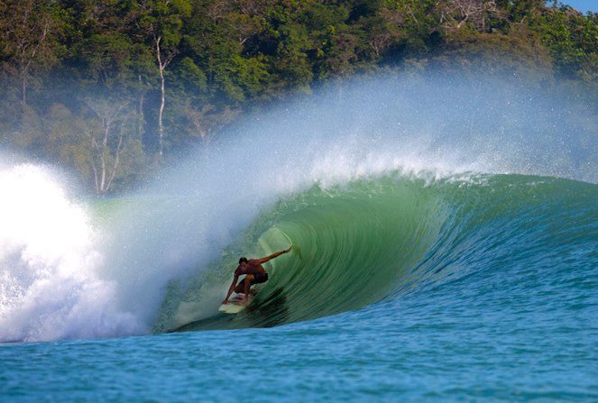 surfing in Panama