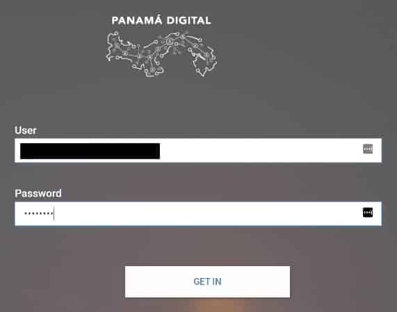 Log in