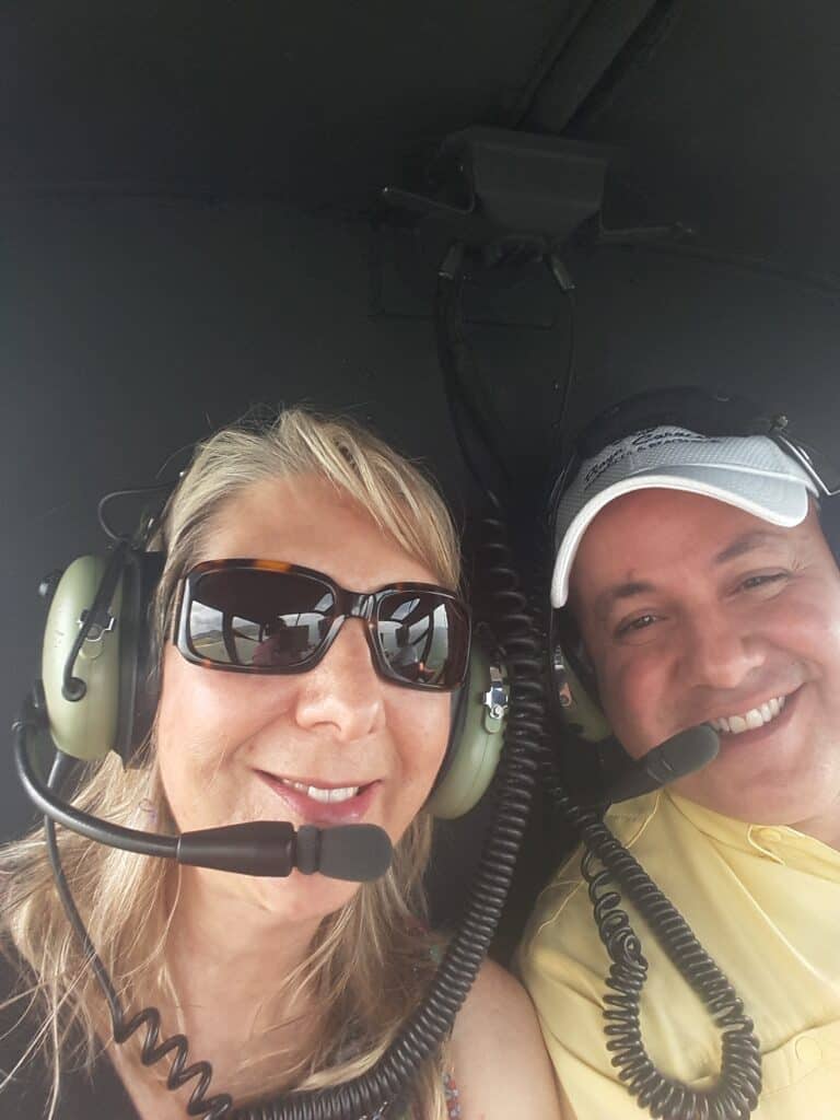 jackie in helicopter in panama